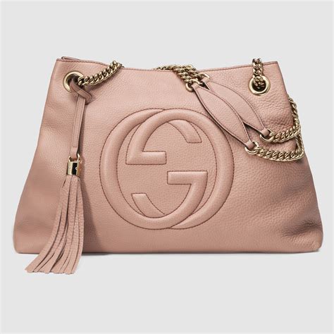 gucci soho pink powder|white gucci handbag.